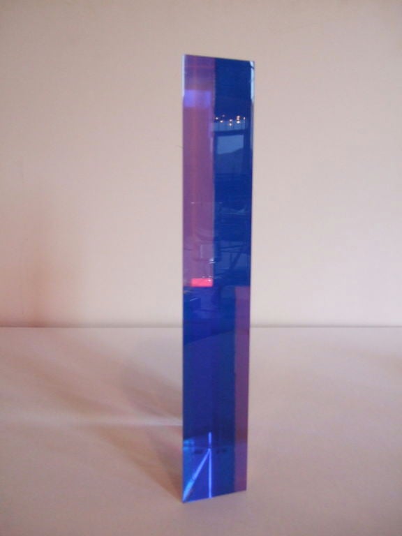 20th Century Lucite Sculpture by Norman Mercer