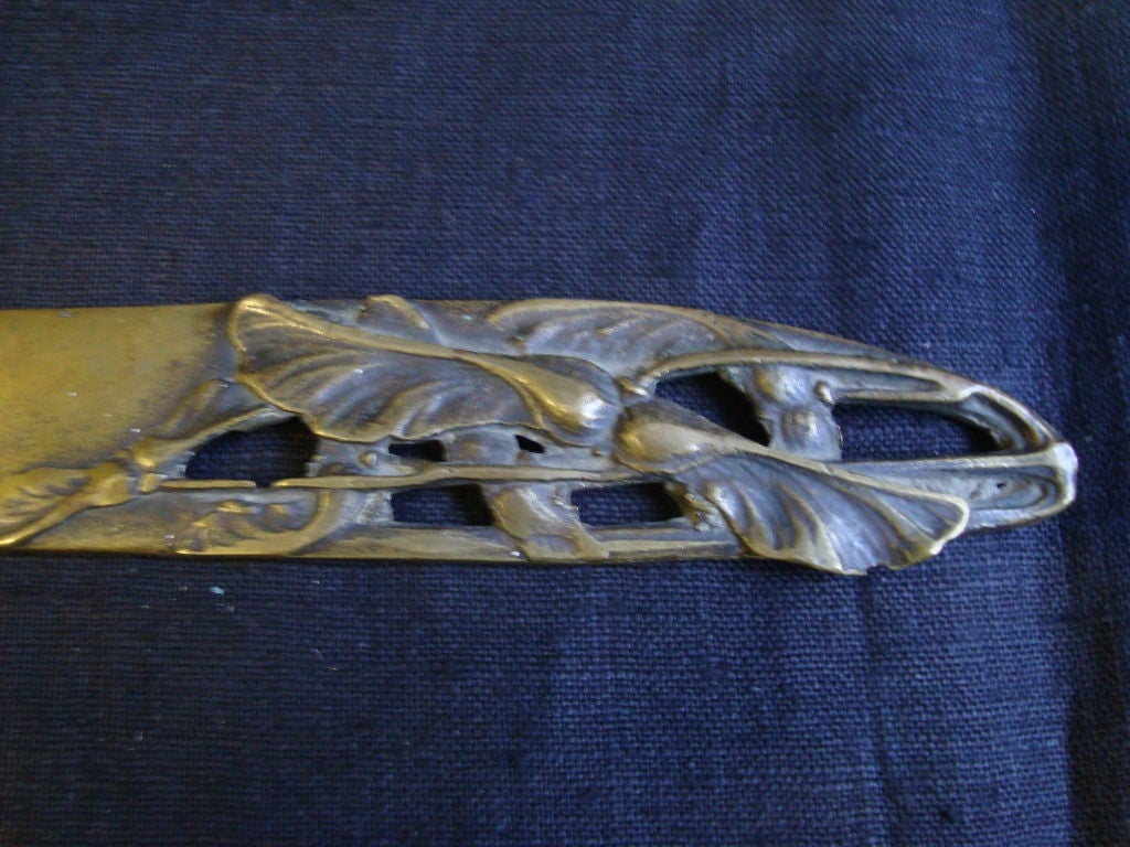 art nouveau letter opener