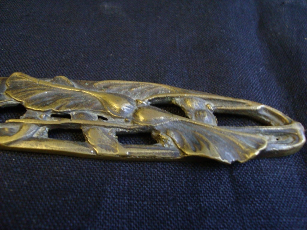 Calco Tagliacarte in bronzo Art Nouveau in vendita