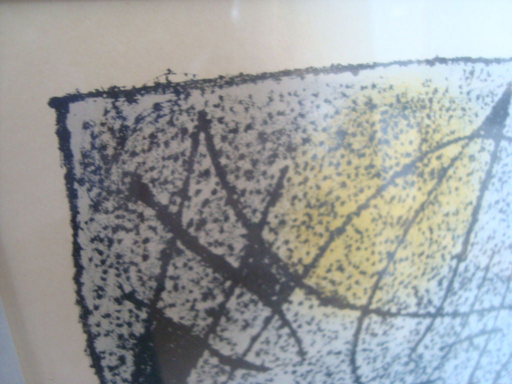 Signed Joan Miro, Abstract Print 2