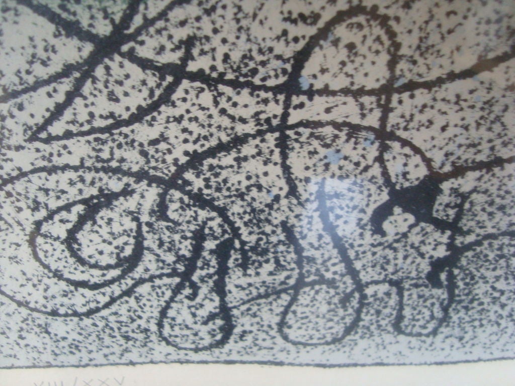 Signed Joan Miro, Abstract Print 5