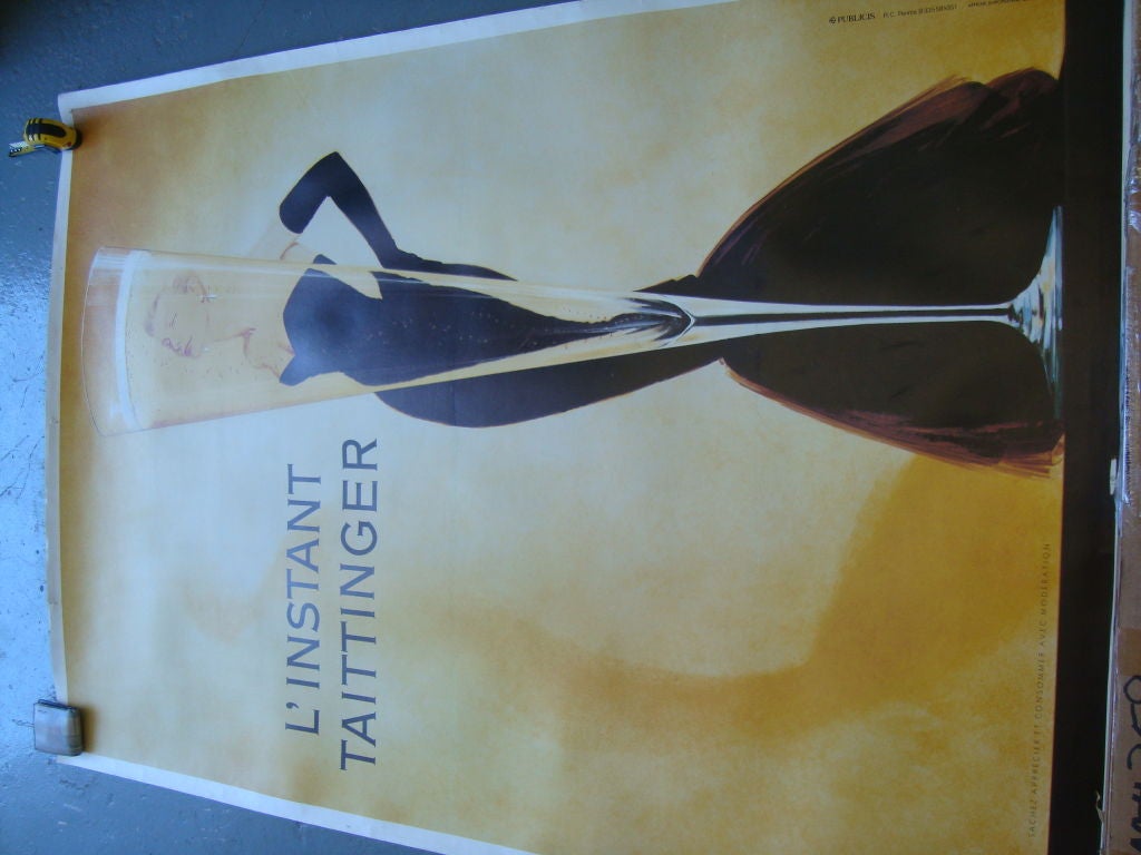 Vintage Taittinger L'Instant Poster 2