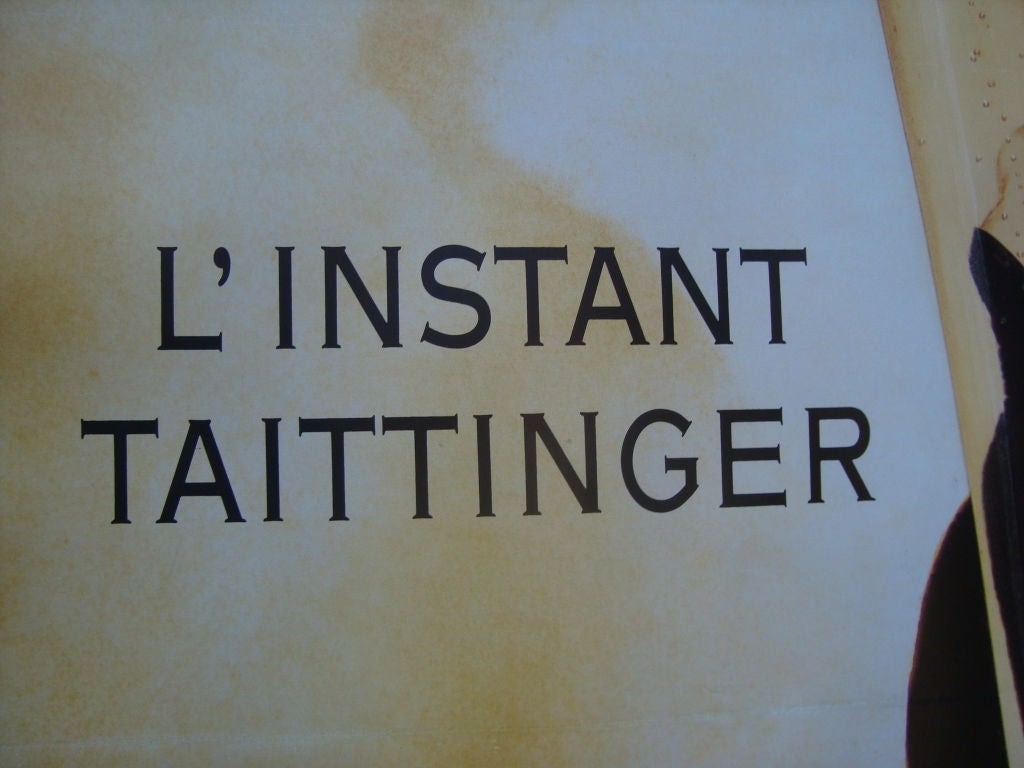 taittinger poster vintage