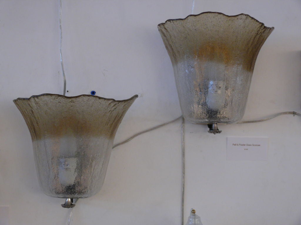 Peill & Putzler Glass Sconces