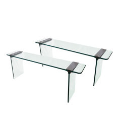 Pace Glass Console Table