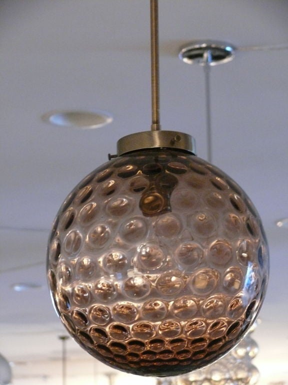 Pair of textured Globes