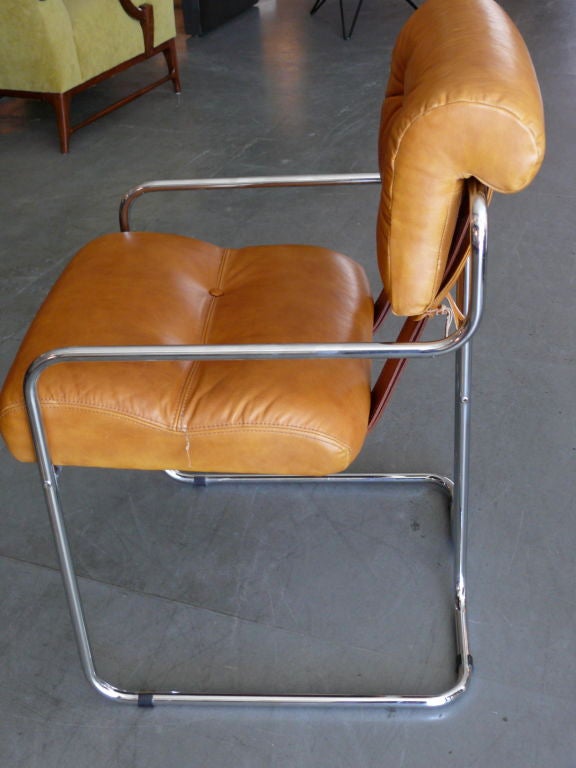 Pace Leather Dining Chairs 4