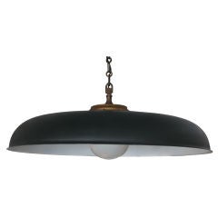 French Industrial Ceiling Light
