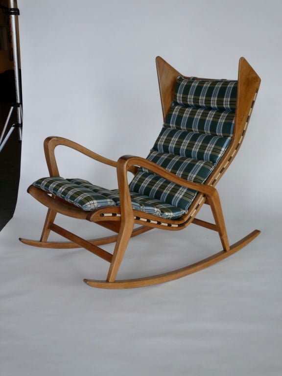 Gio Ponti Attributed Rocking Chair