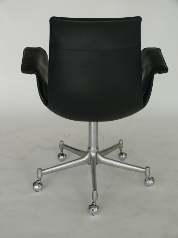 Leather Fabricius and Kastholm Bird Chair