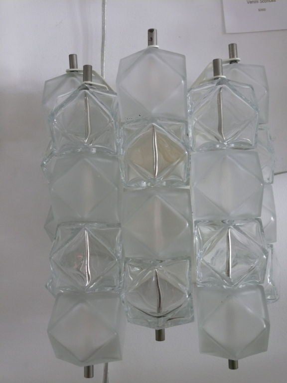 Venini Cubed Sconces