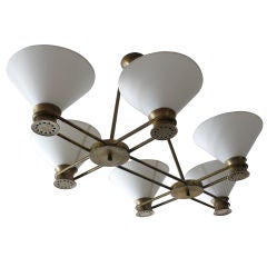 French Royere Style Ceiling Light