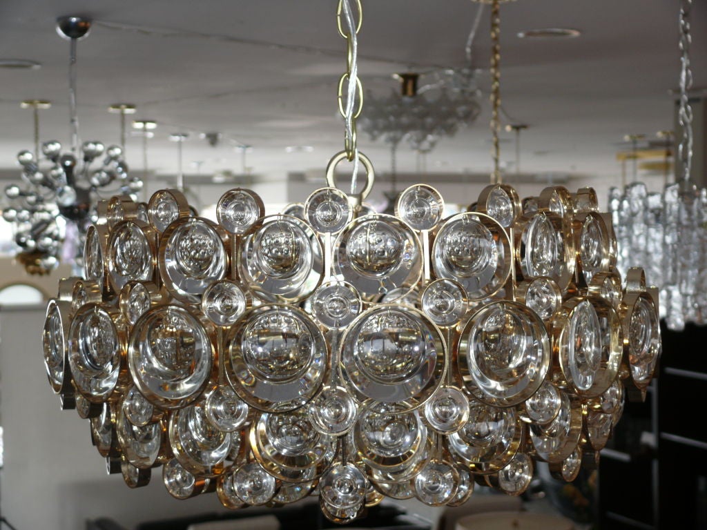 Italian Sciolari chandelier with individual 