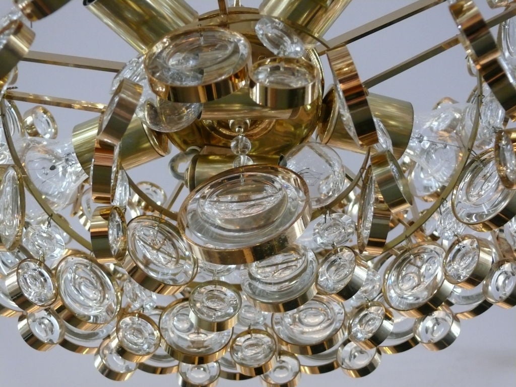 Brass Sciolari Chandelier