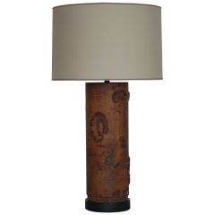 Vintage Wood Wallpaper Lamp