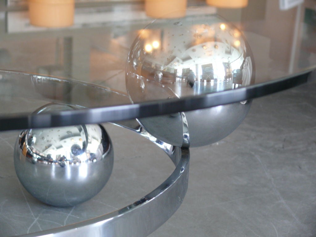 Chrome French Sputnik Coffee Table