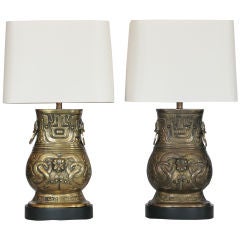 Solid Brass Asian Lamps