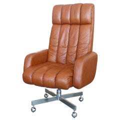 Leather High Back Executive Desk Chair