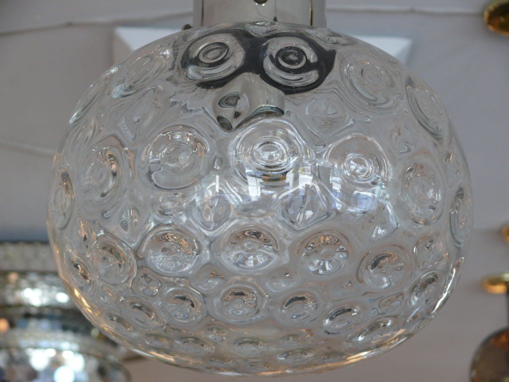 Textured Globe Ceiling Light