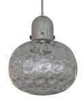 Textured Globe Ceiling Light