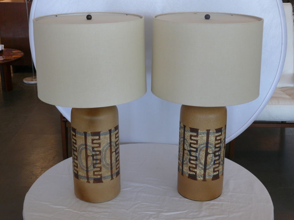 Ceramic Bottle Lamps