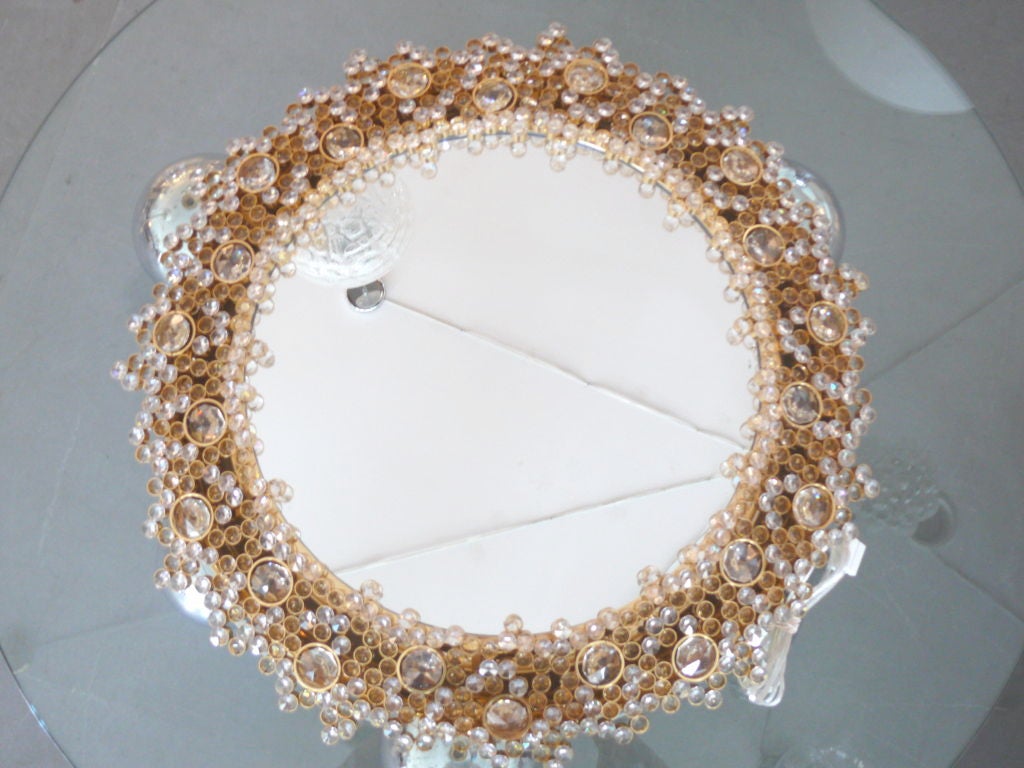 Lobmeyer Crystal Backlit Mirror