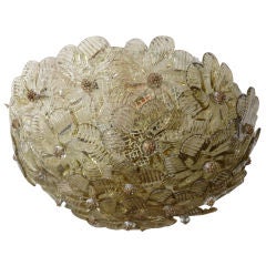 Barovier Floral Flush Mount