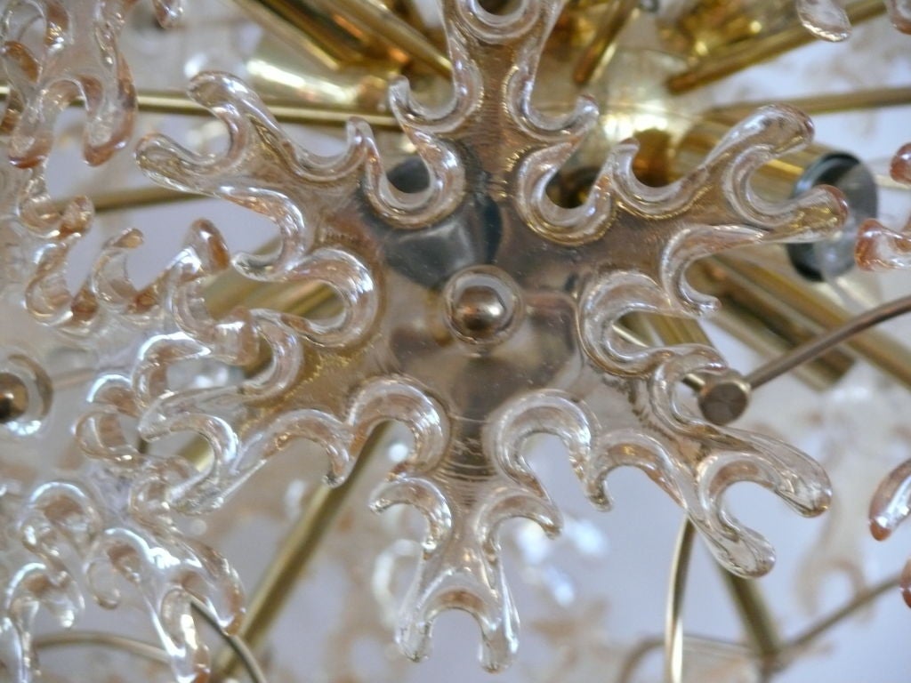 Italian Amber Glass Sputnik 3