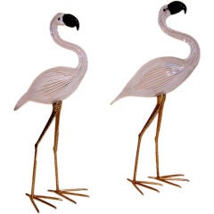 Licio Zanetti Glass Birds, 29"H