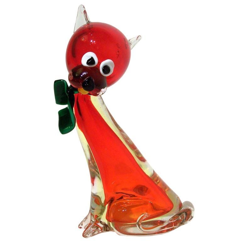 Collection of Murano Orange Glass 6