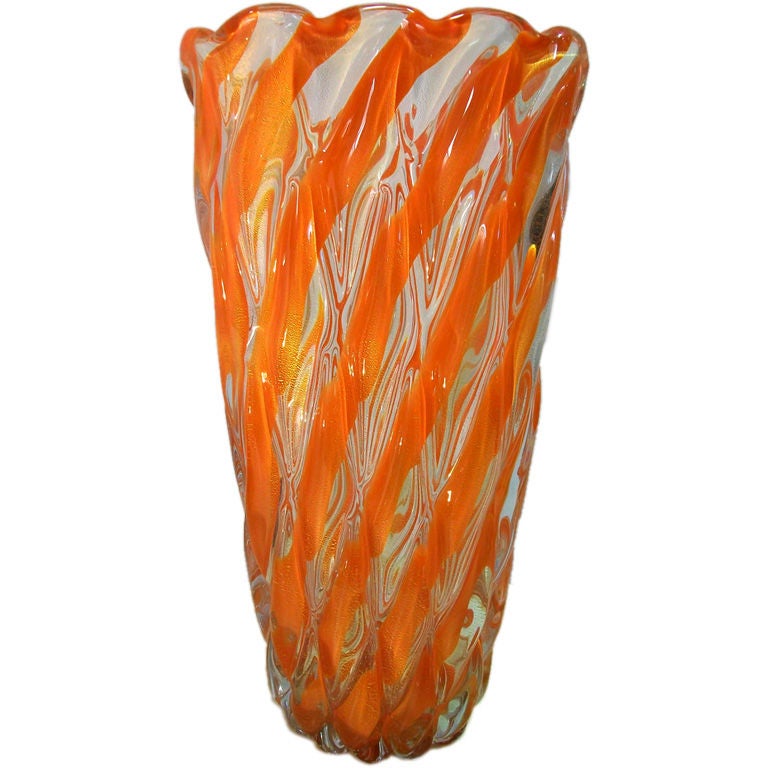 Collection of Murano Orange Glass 4