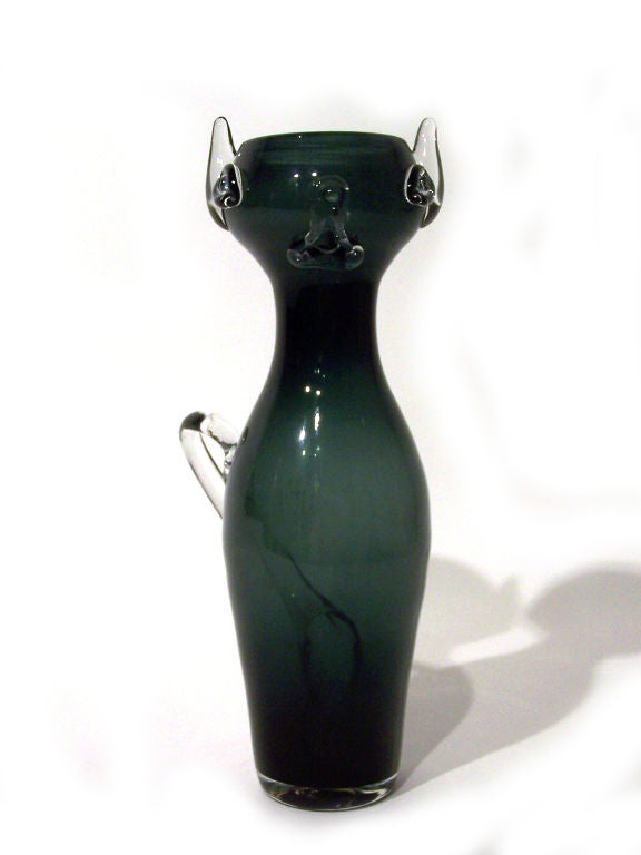 Wayne Husted  Cat Vase 1