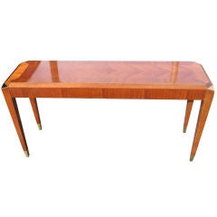 Henredon Signed Art Deco Revival Console Table