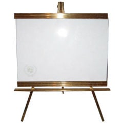 Solid Brass Easel Photo Frame for Cadillac Motor Car Division