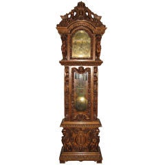 Antique Monumental Tallcase Clock