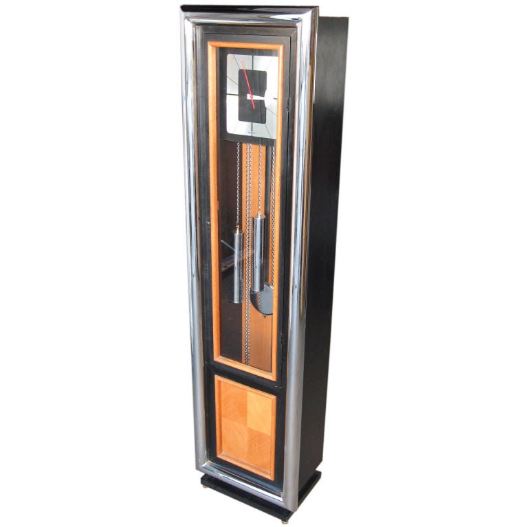 Howard Miller Company Modernist Tallcase Clock at 1stDibs