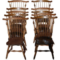 SET OF 10 WINDSOR CHAIRS
