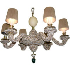 RARE  ANTHONY REDMILE SHELL CHANDELIER