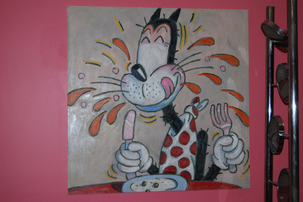 ORIGINAL OIL ON CANVAS ANIMATION ART