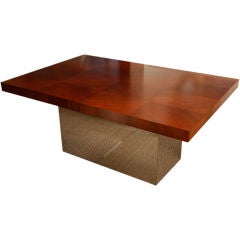 Exquisite Expandable Milo Baughman / Thayer Coggin Dining Table