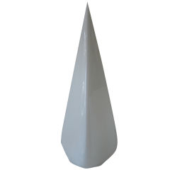 Sculptural Murano Glass Conical Shaped Lamp