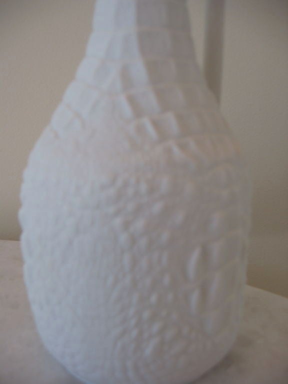 German Lovely Porcelain Bisque Fired Kaiser Vase
