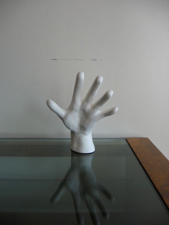 American Impressive Sculptural Plaster Hand
