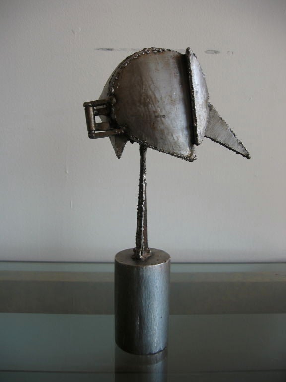 One of a Kind Brutalist Sculpture opening as Vanity Mirror