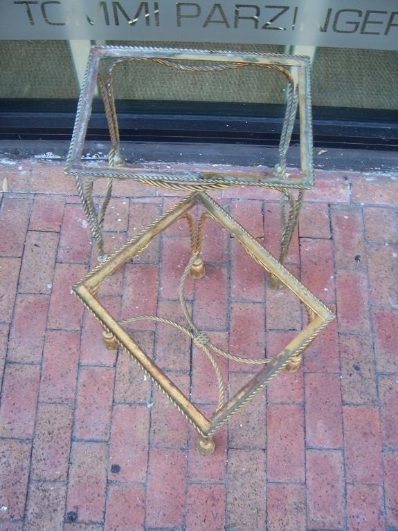 Fabulous Italian Tassel Nesting Tables