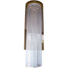 Spectaular 9 Ft Long Draping Fringe Light Fixture