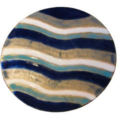 Enamel on Copper Plate #2