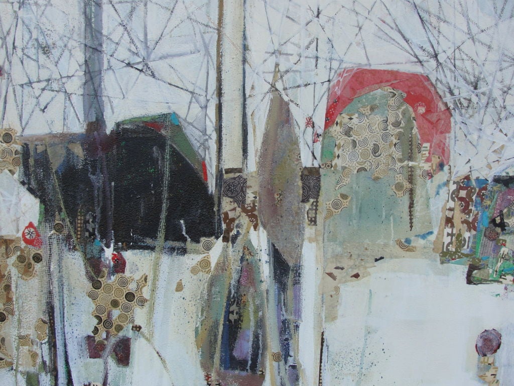 Original Painting/Collage "Arcos" by Artist: Gladys Goldstein