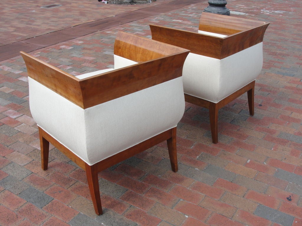 20th Century Pair of Chalice chairs by Orlando Diaz-Azcuy