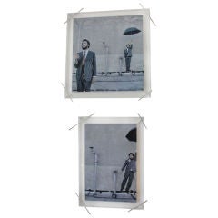 Lucite Framed Photography (Series of Two)